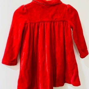 18 months old Ralph Lauren velvet red dress.